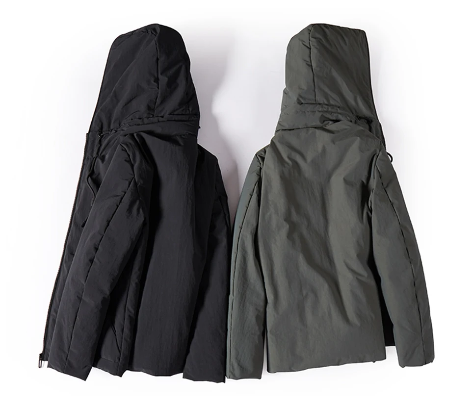 Enjeolon брендовая Утепленная зимняя пуховая куртка с капюшоном, мужской светильник, пуховое пальто для мужчин, худи, парка, пальто, 3XL, пуховая парка для мужчин, YR2705
