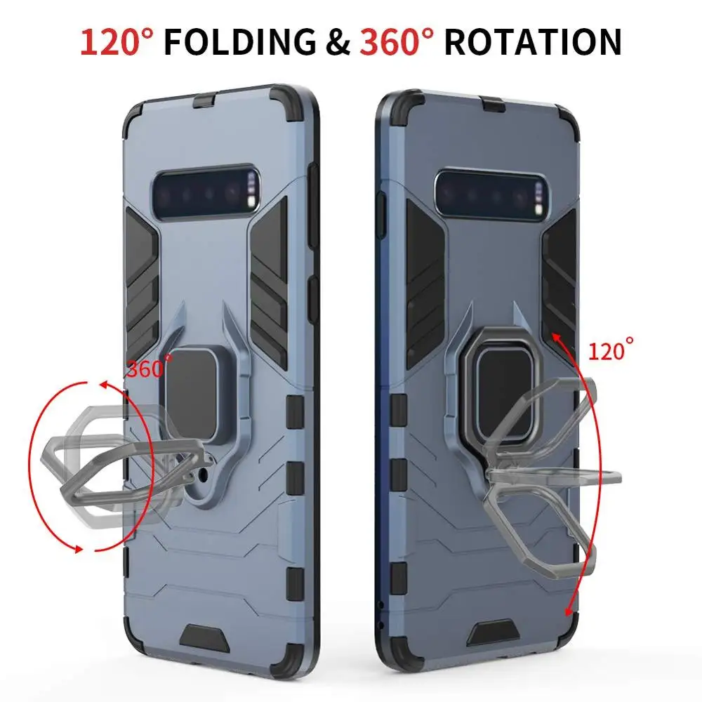 Case For Samsung Galaxy S10 S9 S8 Plus S10e Note 20 9 Cover Ring Kickstand A70 A60 A50 A40 A30 A20 A10 A90 | Мобильные телефоны и