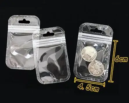 Прозрачный прозрачный одноразовый пластиковый пакет 4 размера полиэтиленовый с