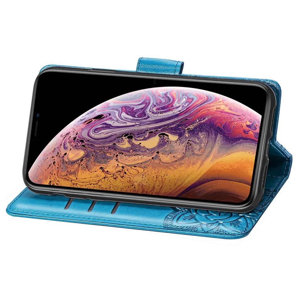 Кожаный чехол-книжка для iPhone 11 Pro XS MAX XR X 8 7 6 6S Plus чехол-накладка чехол для телефона s для iPhone 8 Plus 11 Pro Max