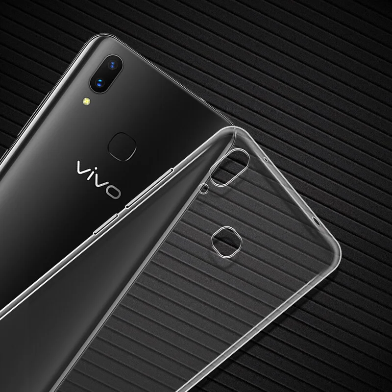Чехол для Vivo V9 чехол накладка 6 3 дюйма мягкая прозрачная силиконовая задняя