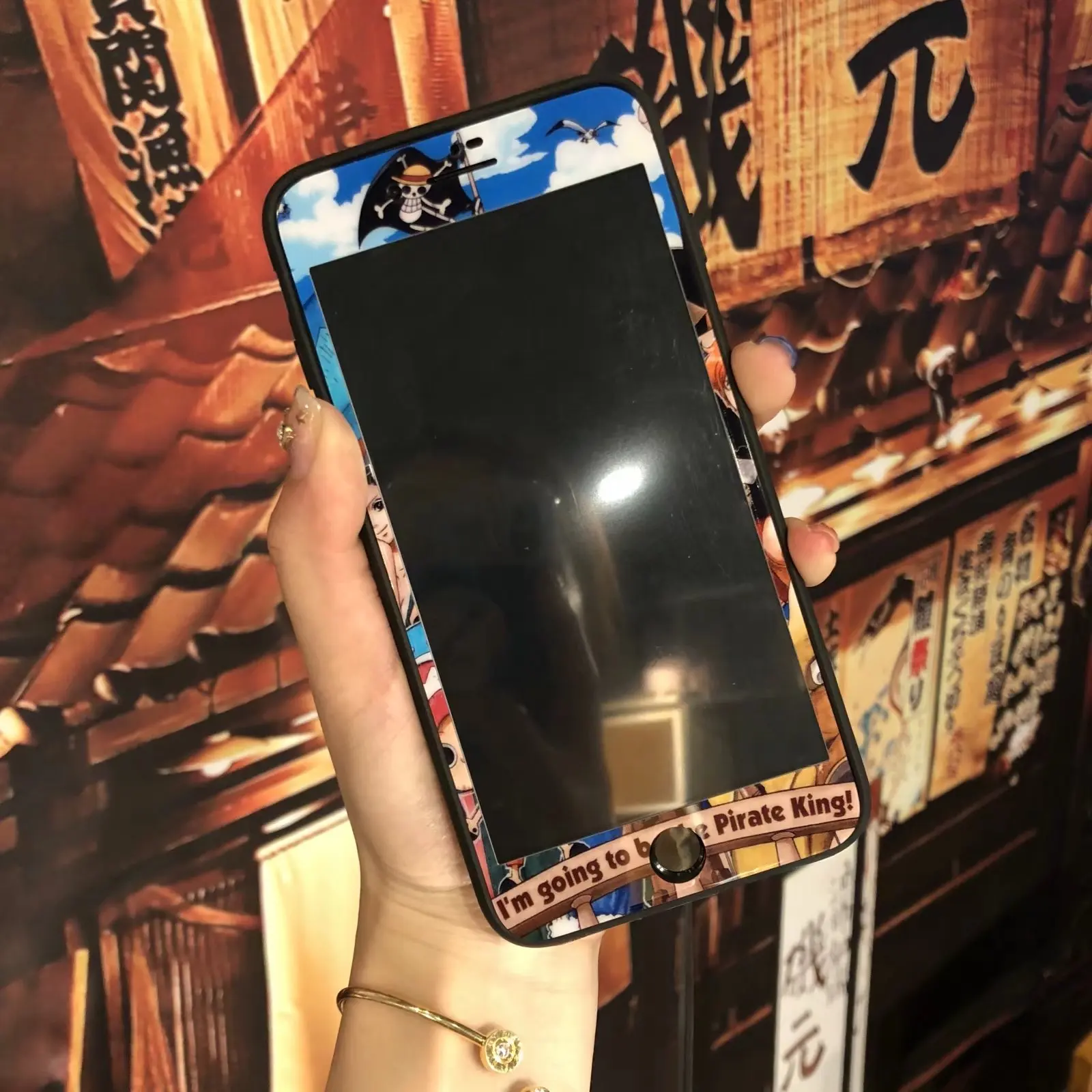 Защитная пленка из закаленного стекла с мультяшным рисунком для iPhone 8 7 6 6s Plus