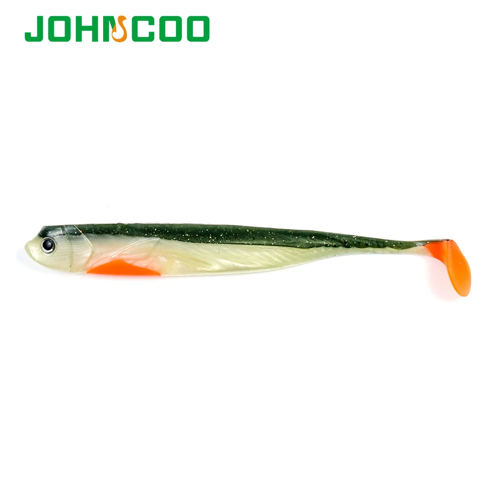 JOHNCOO 3 шт. приманка для морской рыбалки Shad Мягкая 3D глаза 14 5 см 15 г силиконовая