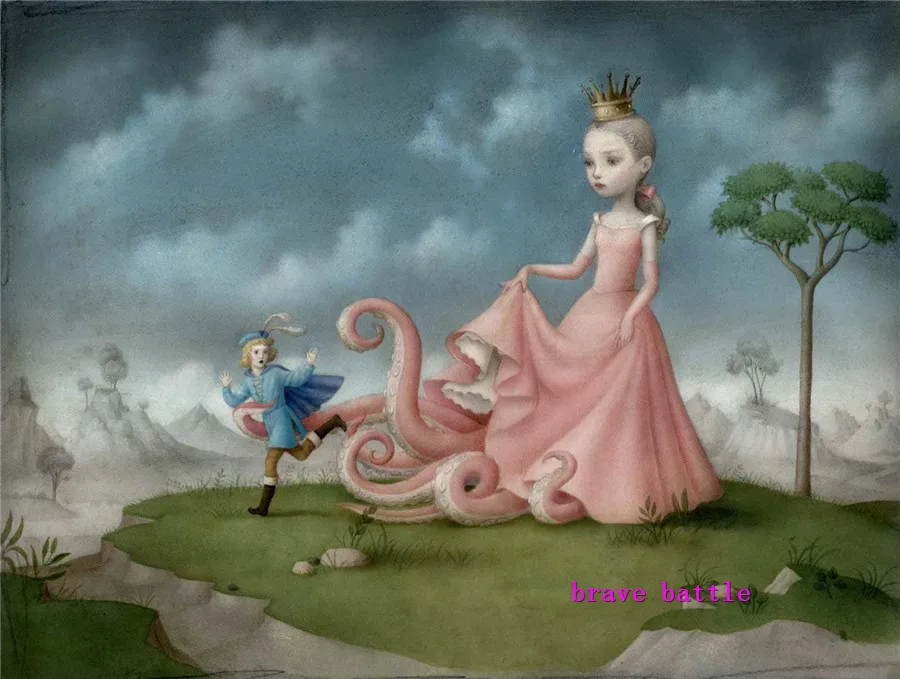 Mark Ryden детский необычный холст для живописи Тёмный мир гостиная спальня домашний