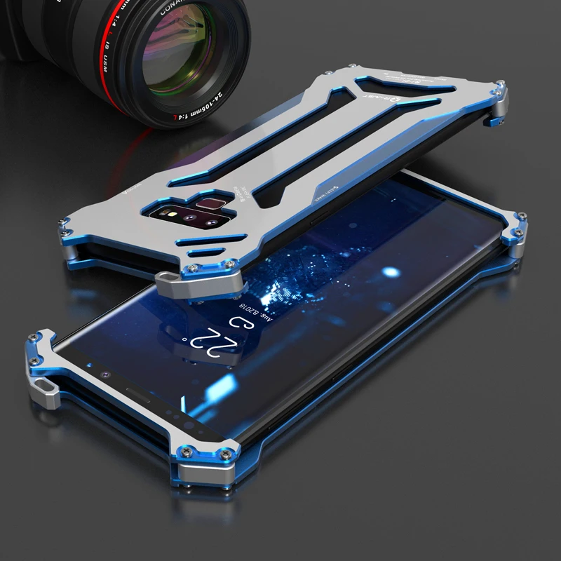 Роскошный Алюминиевый металлический чехол Gundam для Samsung Galaxy Note 9 тонкая жесткая