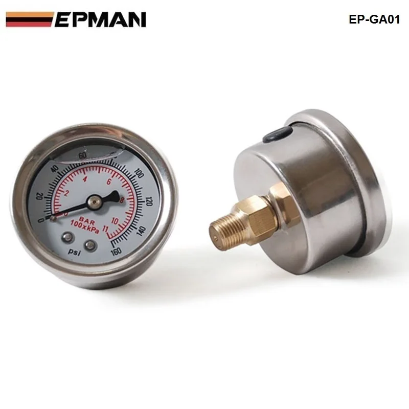 Датчик давления топлива/измеритель жидкости 0-160 psi датчик давления масла топлива метр Белый как на фото EP-GA01-ALBZ