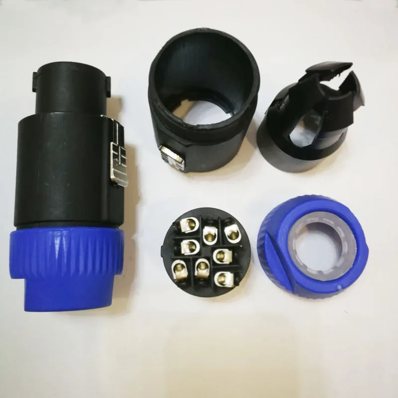 4Pcs/lot NL8 8-Pole Speakon Connector Female Audio Speaker Connectors |