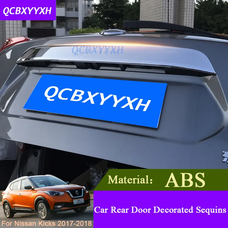 Автомобильный Стайлинг из нержавеющей стали автомобильная Модифицированная специальная ручка задней двери отделка хромированная крышка защита для Nissan Kicks внешний