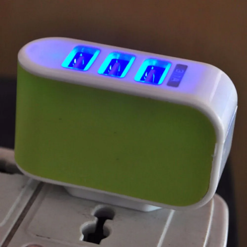 Тройное зарядное устройство с 3USB портами 3 1 А шт.|Зарядные устройства для