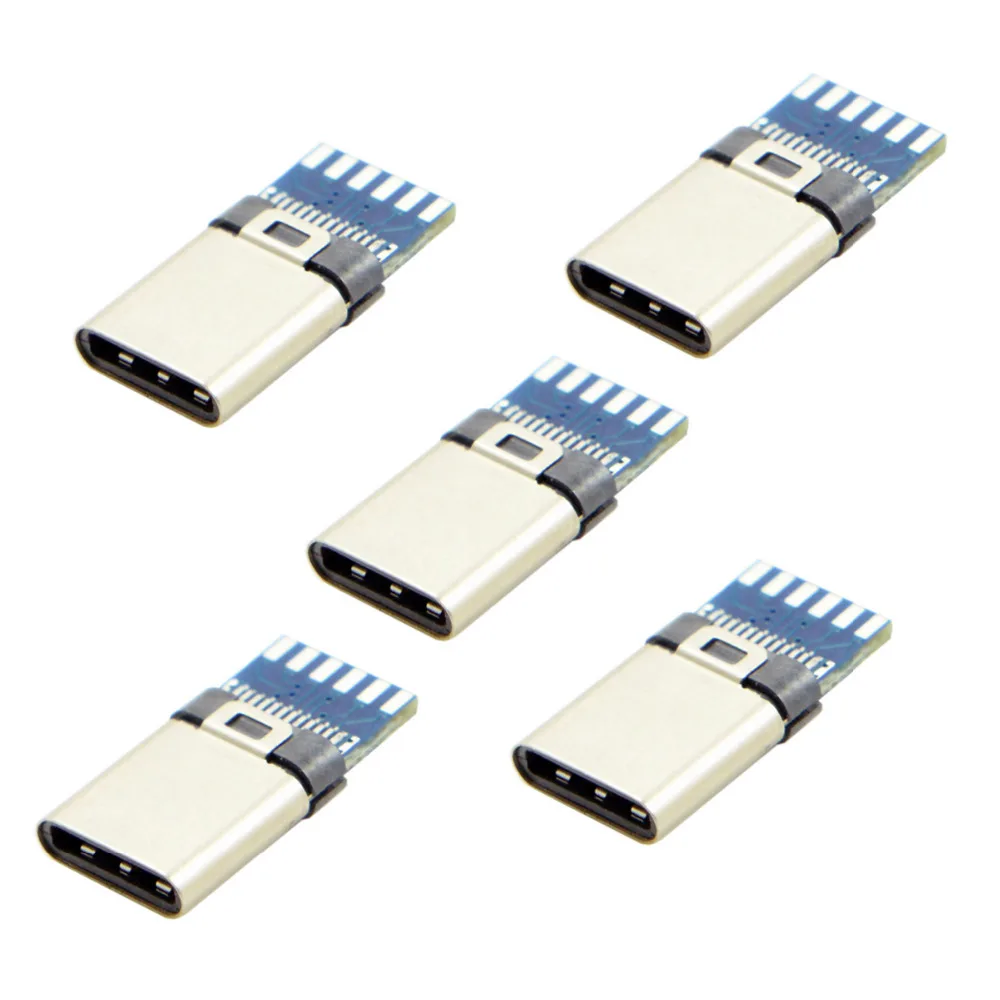5 комплектов чёрный белый для самостоятельной сборки 24 контакта USB 3 1 Тип C