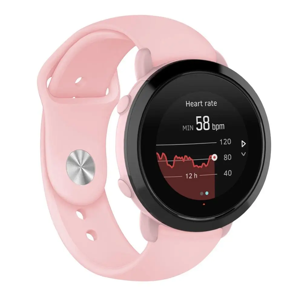 Силиконовый сменный Браслет ремешок для наручных часов SUUNTO 3 фитнес-Смарт-часы