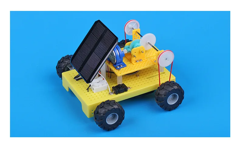 Solar Toy Car Children's Educational Science Experiments on Small Plastics Making by Hand Technology | Игрушки и хобби