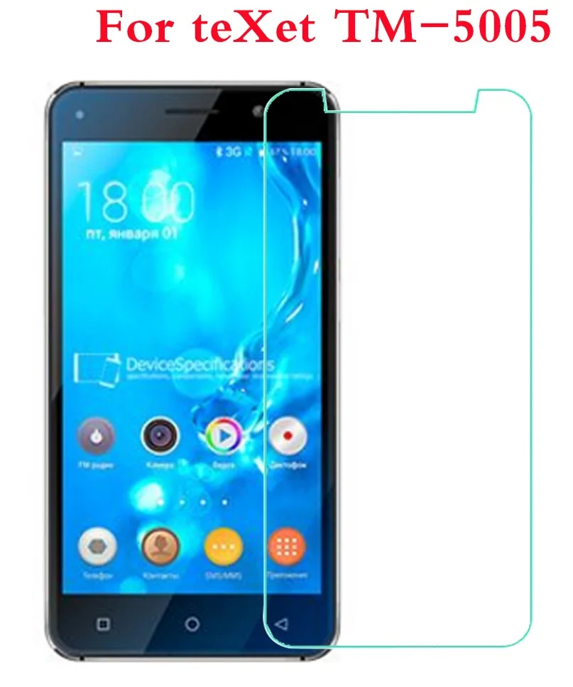 Для teXet TM-5005 закаленное стекло 2.5D 9H защитная пленка Взрывозащищенный ЖК-экран