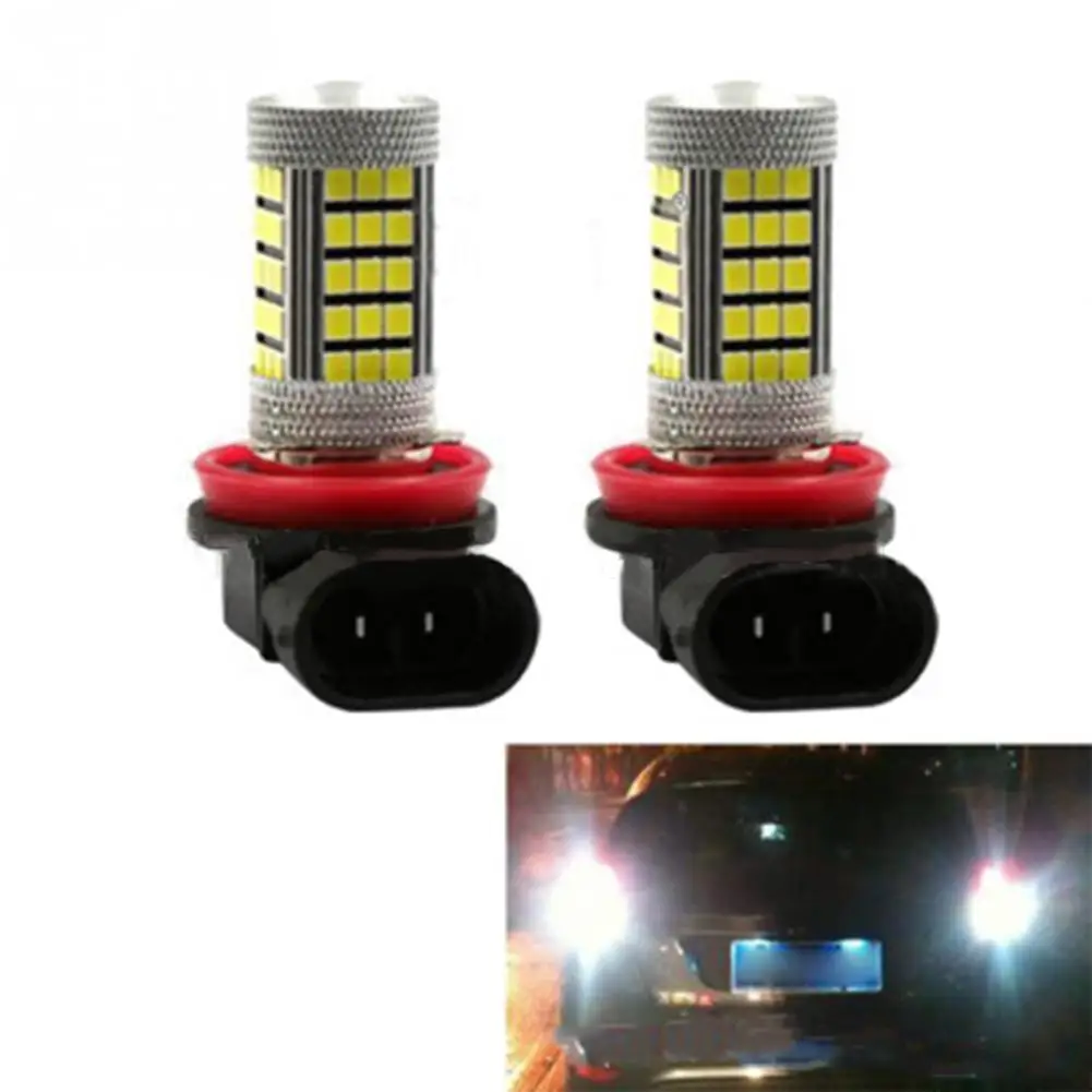 BEESCLOVER 2 шт. H8 2835 66SMD 30 Вт Светодиодный противотуманный автомобильный головы