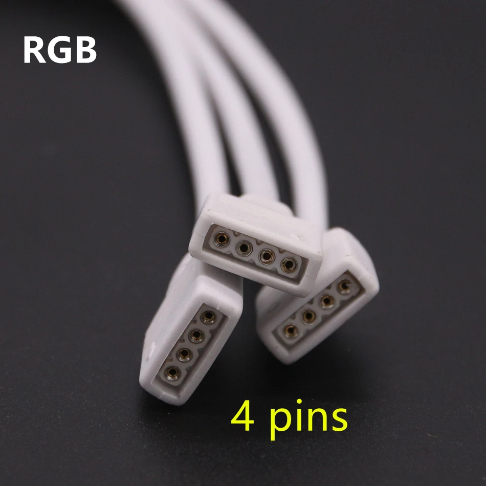 4pin RGB 5pin коннектор RGBW концентратор отклонения в размерах на 1-2 3 4 сплиттер женский