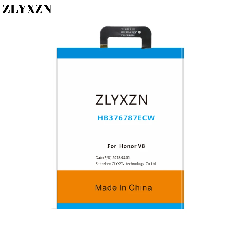 High capacity battery 3800mAh Phone Battery HB376787ECW For Huawei honor V8 Replacement Batteries | Мобильные телефоны и