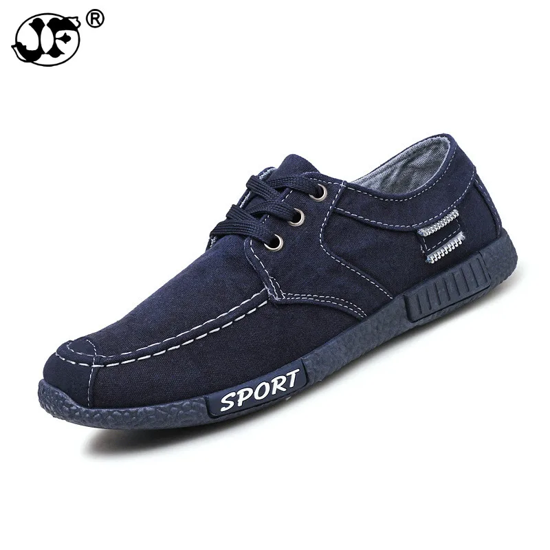 

2021 Canvas Men Shoes Denim Lace-Up Men Casual Shoes New Plimsolls Breathable Male Footwear Spring Autumn men footwear hjm89