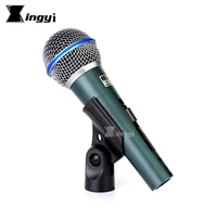 bt 58a pro switch handheld vocal dynamic microphone mike with mic clip for beta58a amplifier karaoke system church speaking sing