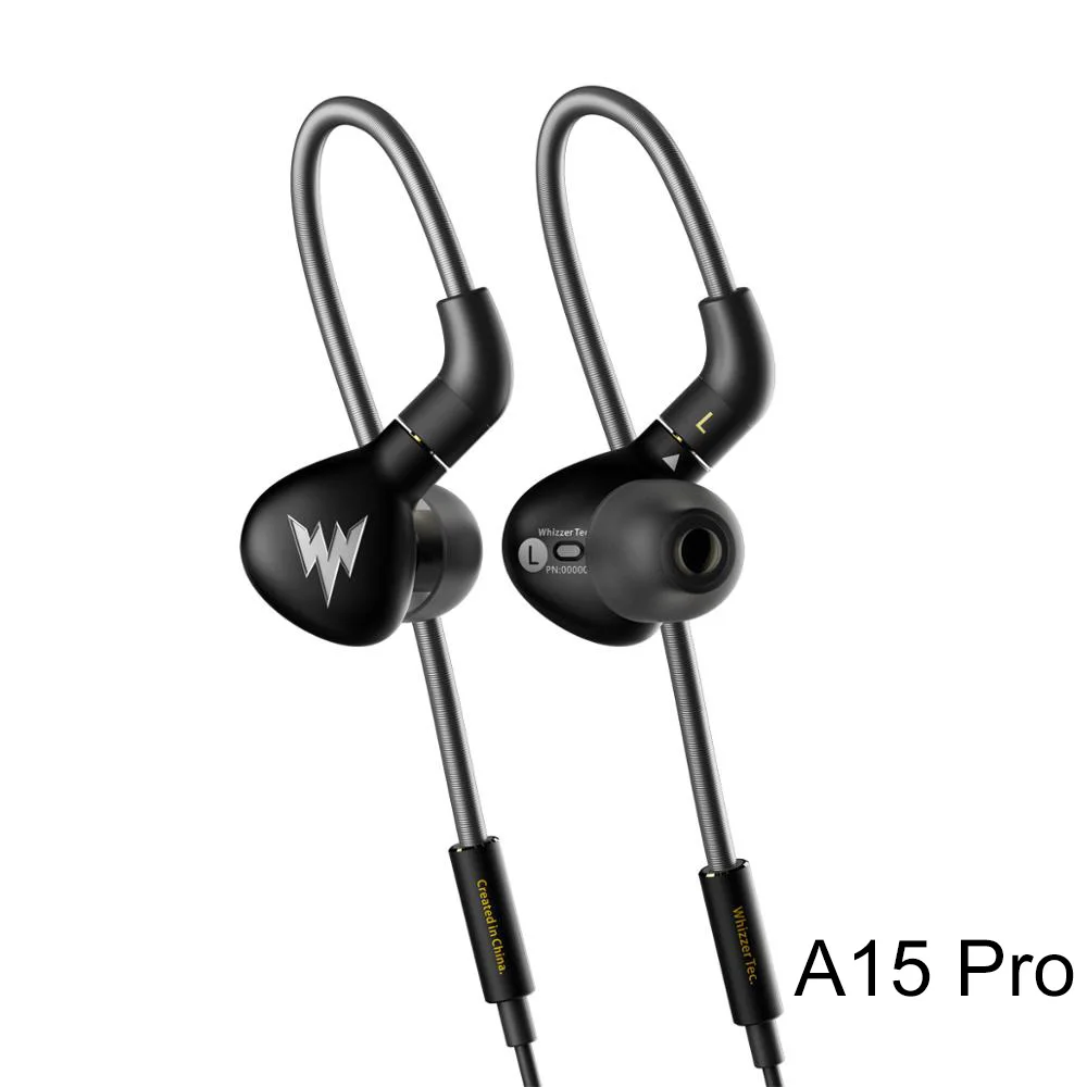 A15 Pro A15 спортивные наушники Bass 3,5 мм A15 Pro Hi res HiFi Bass гарнитура Auriculares наушники динамические Hi-res вкладыши с MMCX - Цвет: A15 Pro