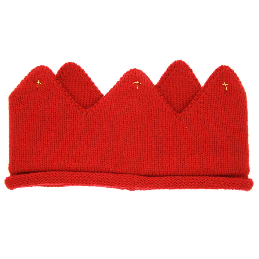 

1PC Cute Baby Newborn Photo Props Kids Hat Fashion Cute Woolen Yarn Soft Headband Boy Girls Crown Knitted Hair Accessories