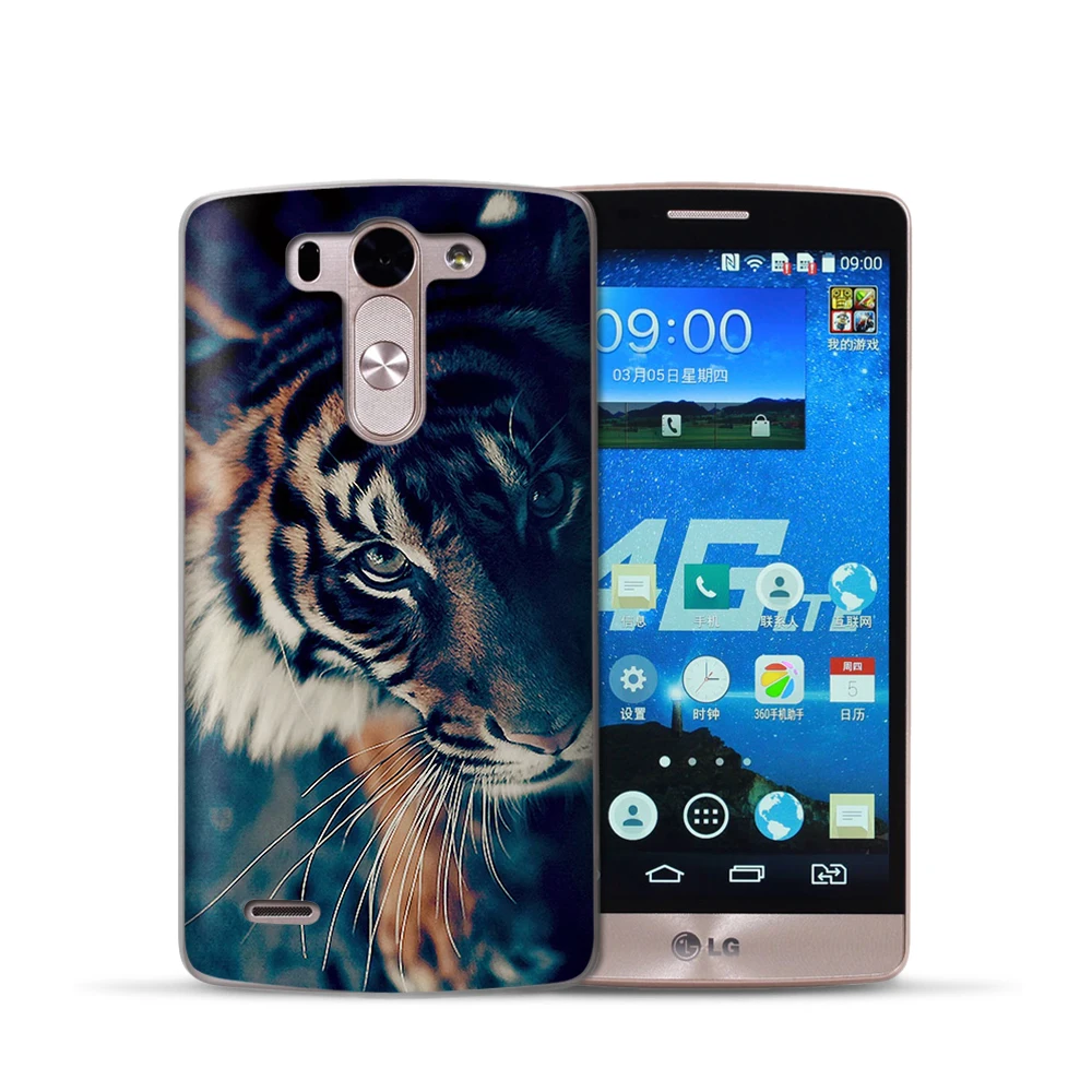 Чехол Weldone с изображением тигра льва для LG Q6 G6 X Power 2 Screen G4 G5 Q8 K7 K8 K10 2017 мягкие