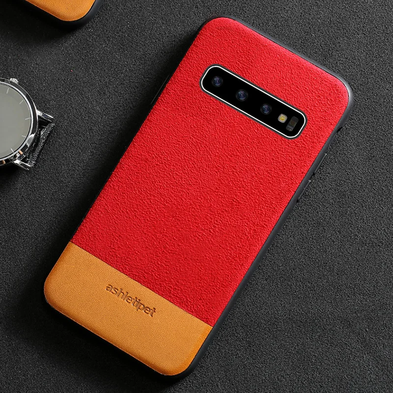 Новый деловой кожаный чехол для телефона Samsung Galaxy S10 plus s10e s20 ultra 20 + note 10 a51 a71 черный