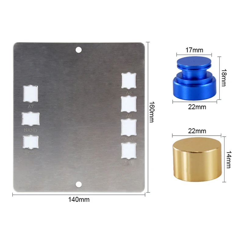 

Jyrkior Magnetic Explosion-Proof Mainboard Jig Board Holder A9 A10 A11 Glue Removal Platform Fixture Freedom Adjustable Postion