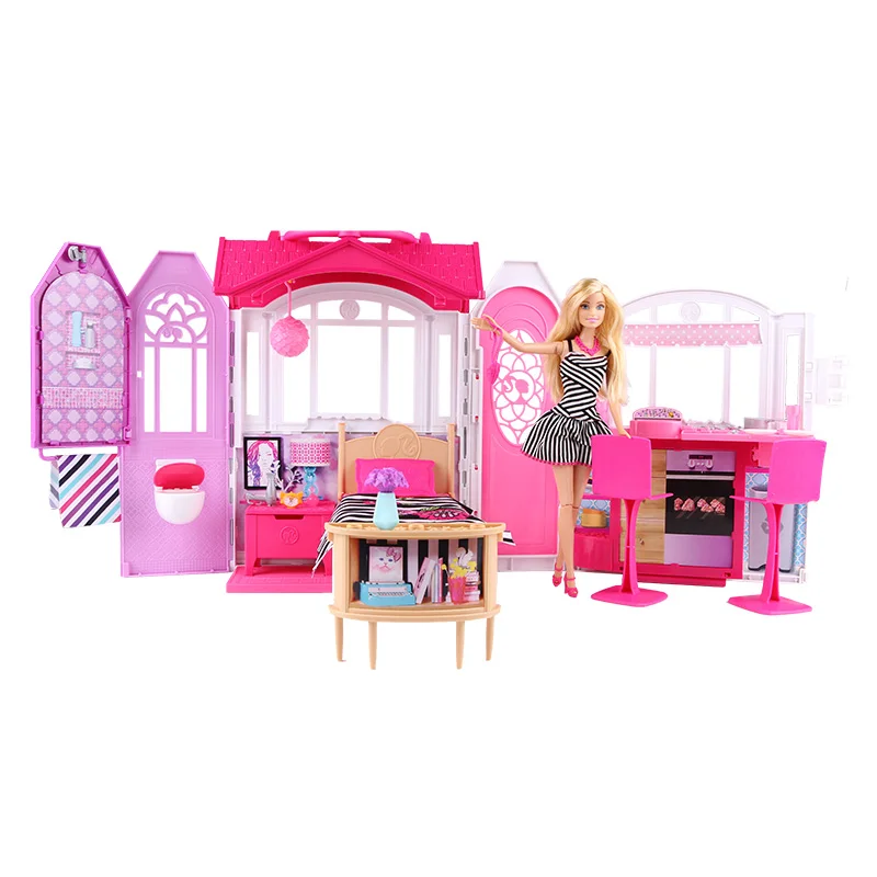 Настоящая Барби Glam Gateway дом Dreamhouse с кукольной мебели набор игрушек для девочек дом Барби рождественские подарки для детей