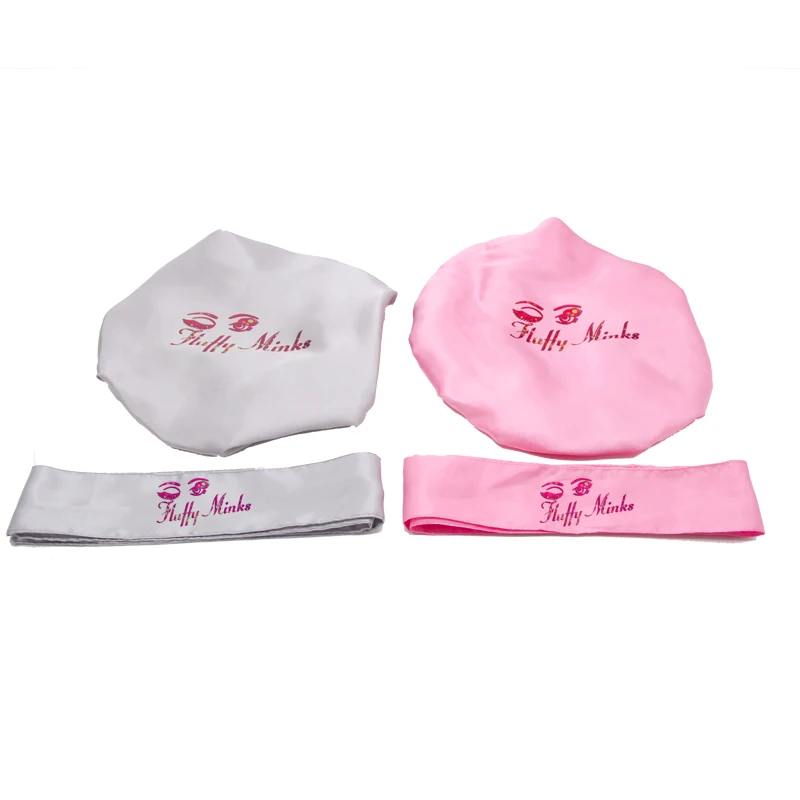 Индивидуальные разноцветный логотип Атлас капот 2 Слои полиэстерых атласных Для