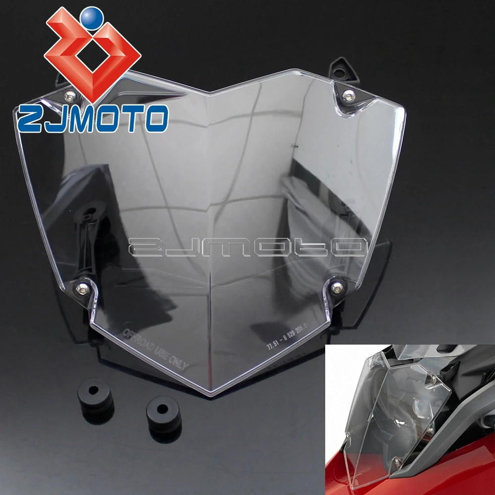 Прозрачная защита фар для BMW R1200GS WC 2013 UP R 1200 GS K50 ADV 2014 Передняя защитная крышка