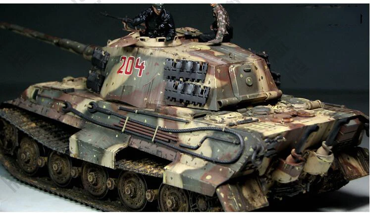 Tobyfancy Tamiya Пособия по немецкому языку King танк тигр Арденский спереди pastic трек 1/35