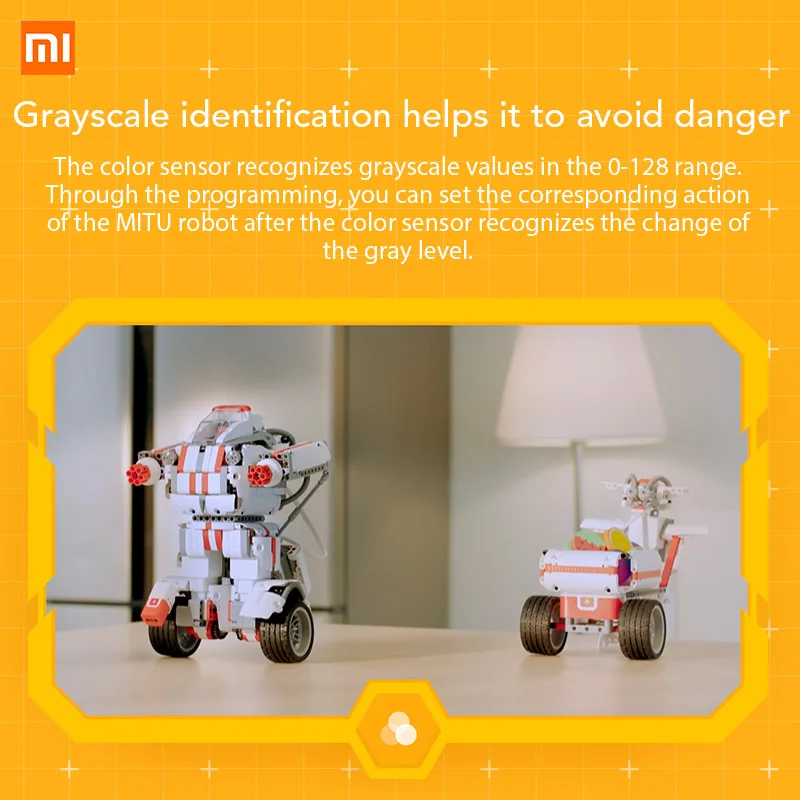 Xiaomi MITU цветной датчик для Mitu DIY строительные блоки РОБОТ оранжевый белый цвет