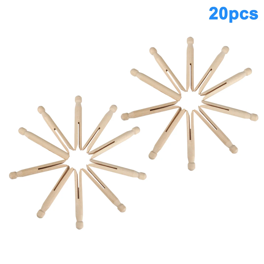 20PCS 5/10/20 шт. деревянные катушки, вышитая бисером хранения стержни DIY Швейные инструмент для ручной может CSV - Цвет: 20PCS