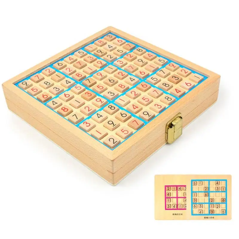 Обучающая логическая интеллектуальная развивающая Sudoku логическая настольная игрушка цифры шахматная доска Пазлы настольная игра для детей