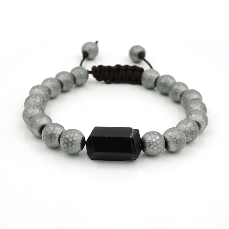 Титановые серебряные r/бронзовые граненые Матовые Круглые бусины из гематита и