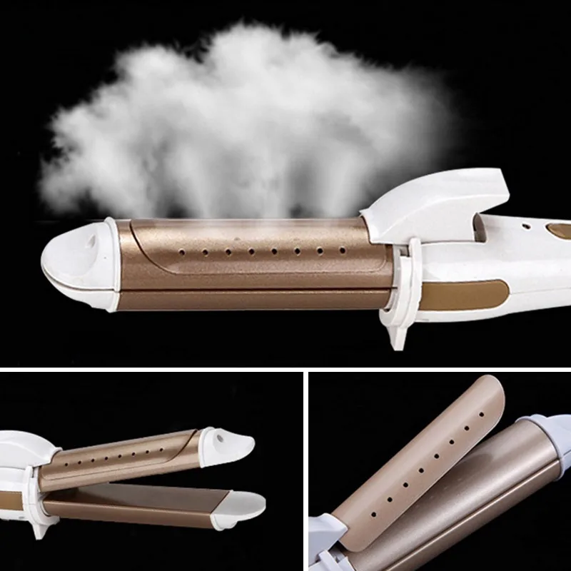 2 в 1 электрическая керамическая плойка для завивки волос роликовые локоны