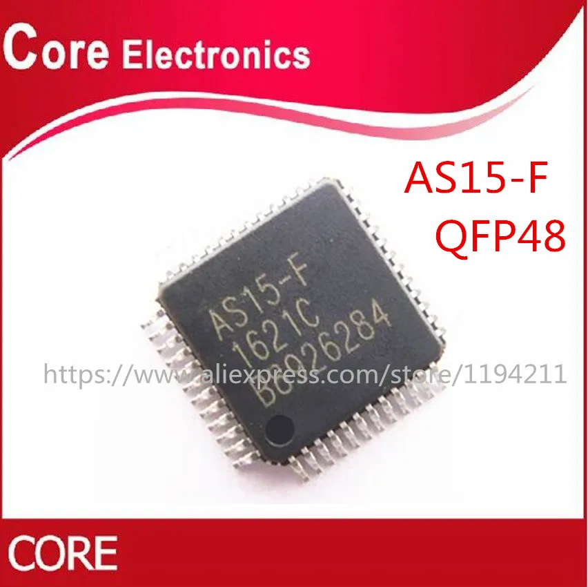 Оригинальный ЖК чип AS15 F AS15F QFP48 50 шт.|Интегральные схемы| |