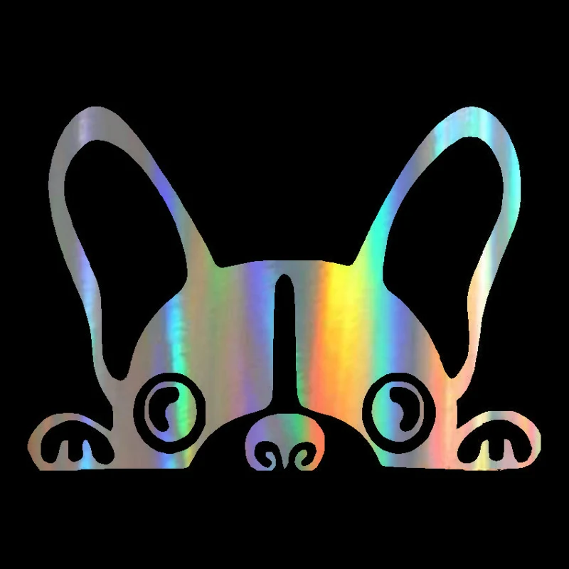 Автомобильная Наклейка 3D 15 2*10 8 см виниловая мультяшная собака Boston Terrier модная