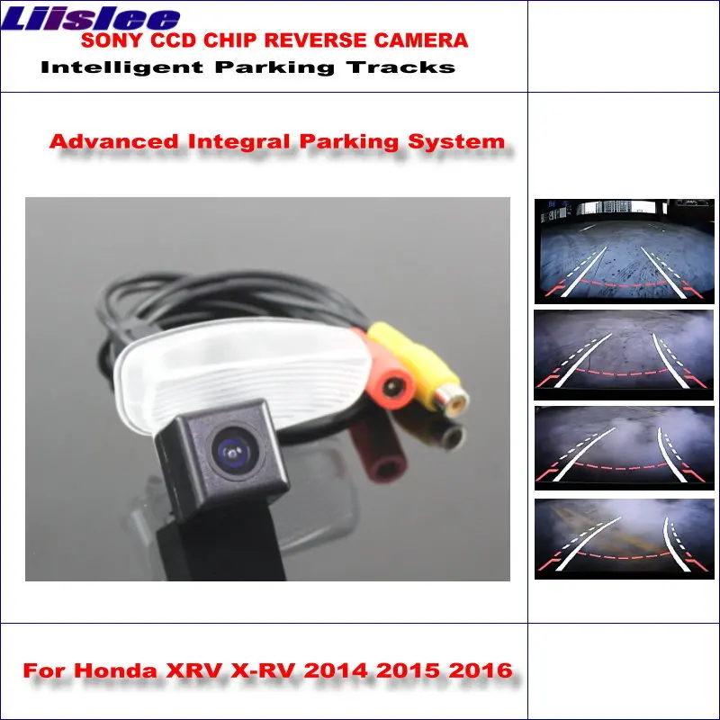 

Liislee задняя камера для Honda XRV X-RV 2014 ~ 2016 интеллектуальные парковочные треки Реверсивные/580 ТВ линии динамическое руководство Tragectory