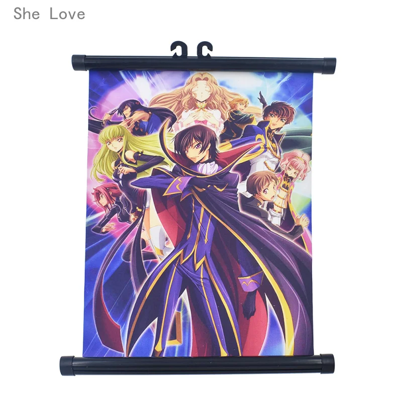 Она любит Японии Аниме Code Geass Лелуш Восстания стены прокрутки картины холст