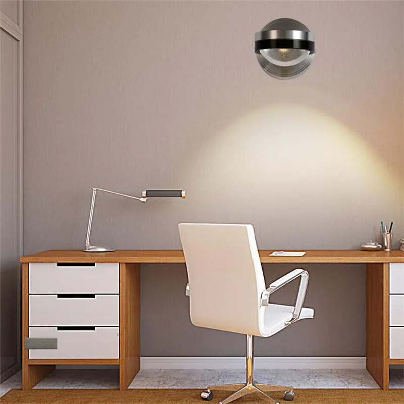 EuSolis 110 220v 1/3w Aluminum Led Light Wandlamp Lustre Modern Wall Wandleuchte Luces Decorativas Illuminazione Interna | Освещение