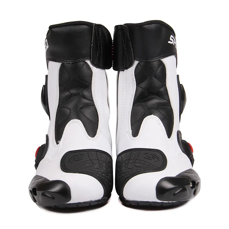 motorcycle boots SPEED BIKERS Racing Motocross Motorbike Cycling off road BLACK RED WHITE SIZE 40/41/42/43/44/45 | Автомобили и