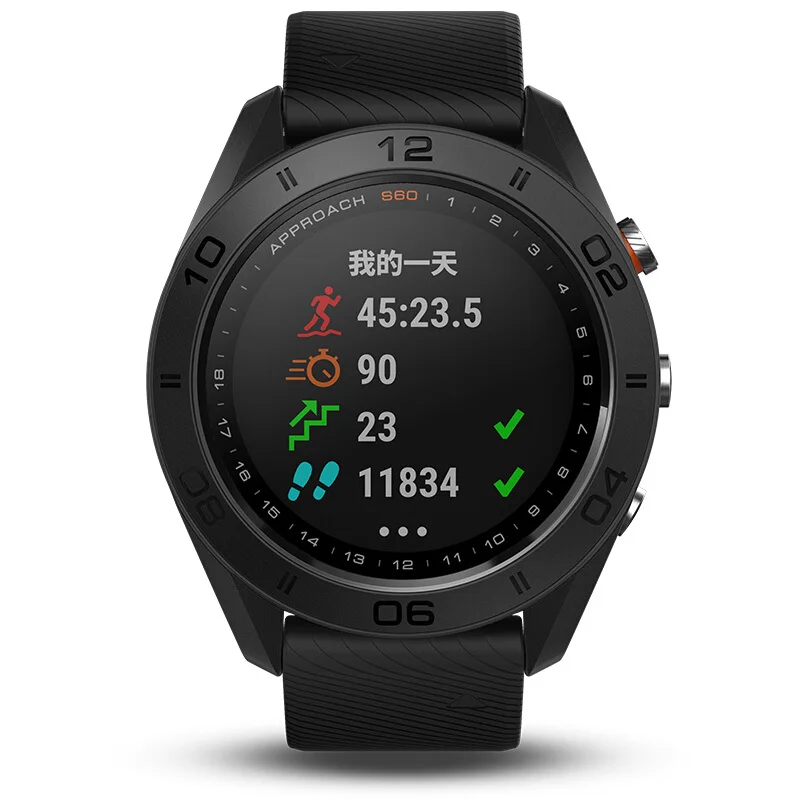 Спортивные часы GARMIN approved S60 комплект gps навигатора для гольфа|Мужские электронные