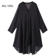 Женская одежда с длинными рукавами размера плюс 10XL 8XL 6XL 4XL