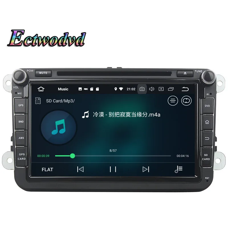 Ectwodvd Восьмиядерный 4G ram 64G rom Android 9 0 Автомобильный мультимедийный dvd плеер