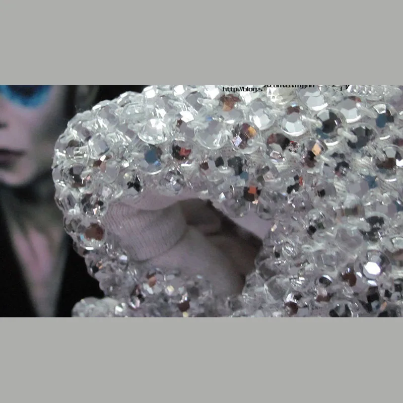 Ручная работа MJ Майкл Джексон Билли джинсовые односторонние блестящие стразы