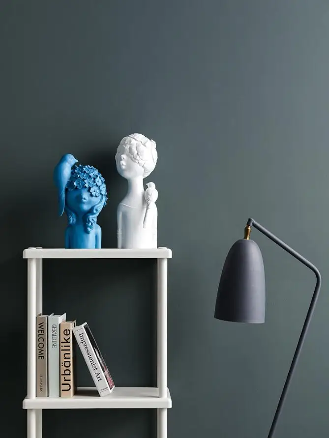 Статуэтка из смолы в скандинавском стиле милые декоративные статуэтки для офиса