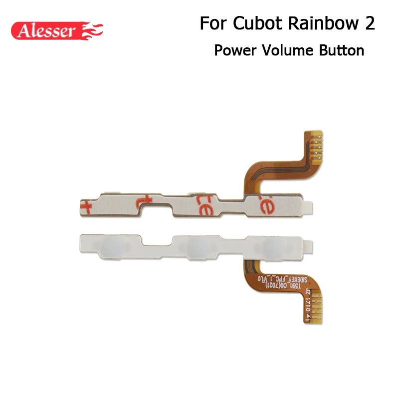 Alesser для Cubot Rainbow 2 Боковая кнопка включения громкости вверх/вниз гибкий FPC кабель