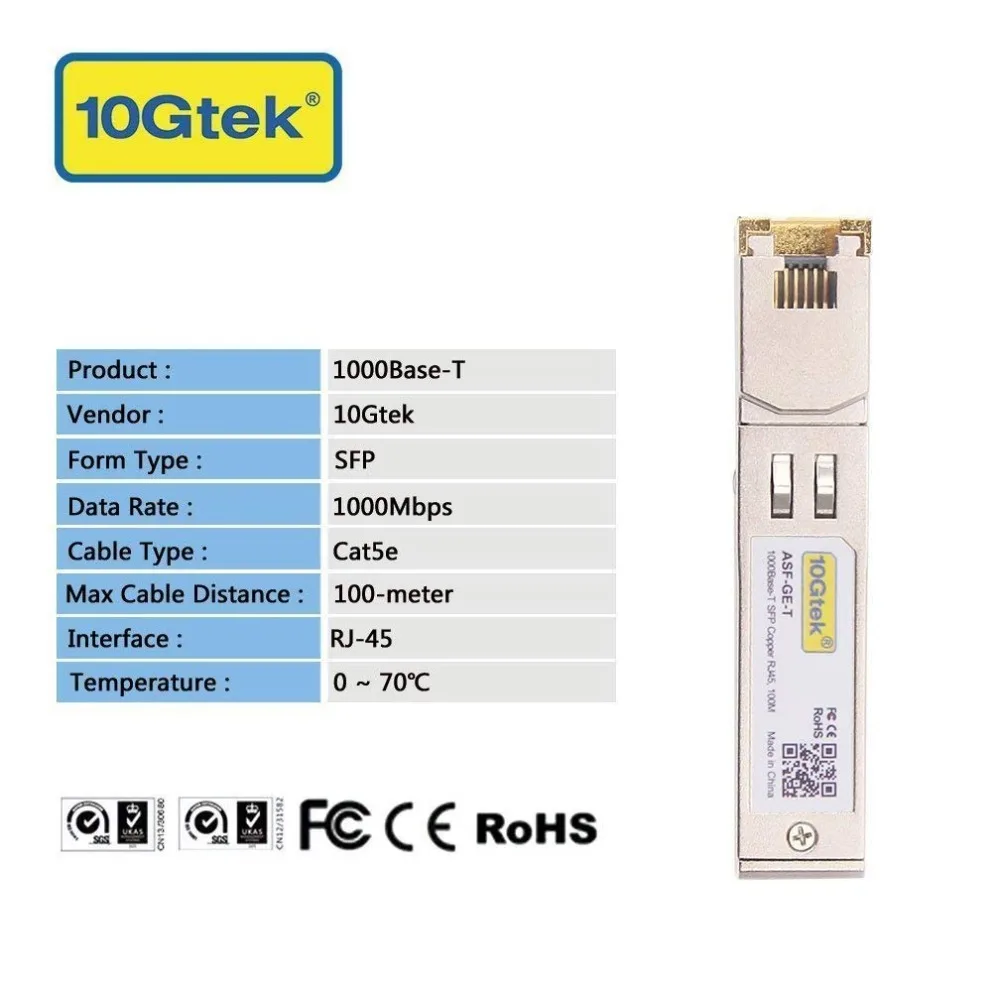 Модуль приемопередатчика SFP RJ45 1 25 Гб 100 м для GLC T/SFP GE T 1000Base Gigabit RJ 45 Copper также Ubiquiti