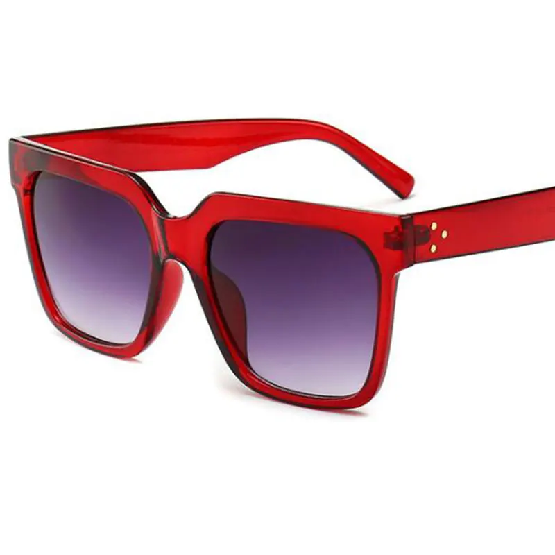 Oversized Bright Black Square Sunglasses Designer Brand Luxury Women Italy Vintage Retro Big Frame Plastic Men UV400 | Аксессуары для